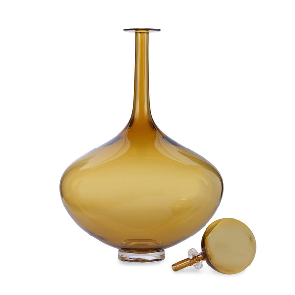 Joe Cariati Amber Genie Bottle Decanter