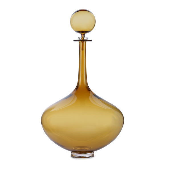 Joe Cariati Amber Genie Bottle Decanter