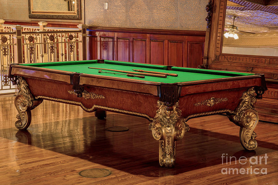 Antique Gilded Italian Billiard Table – Luxe Furniture Inc