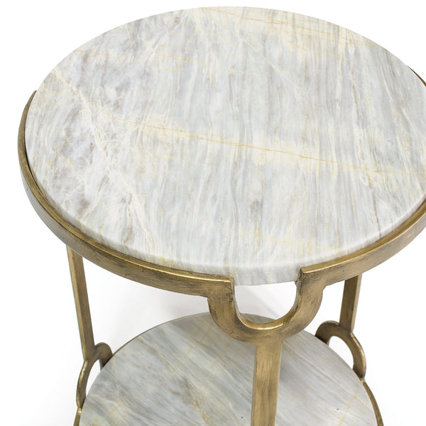 Athena Marble Side Table