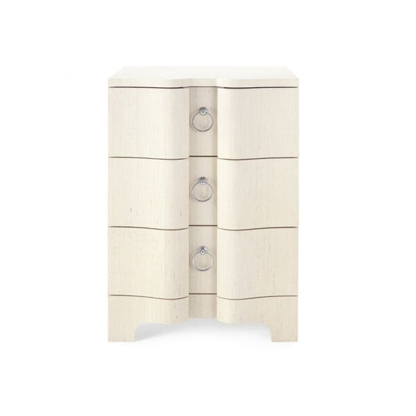 Bardot 3 Drawer Side Table - Natural