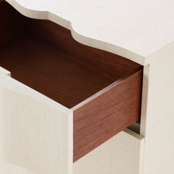 Bardot 3 Drawer Side Table - Natural