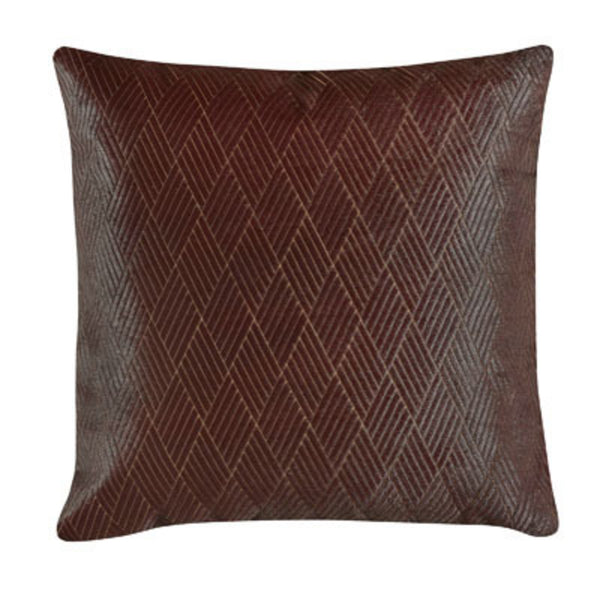 Burgundy Athens Hair On Hide Pillow