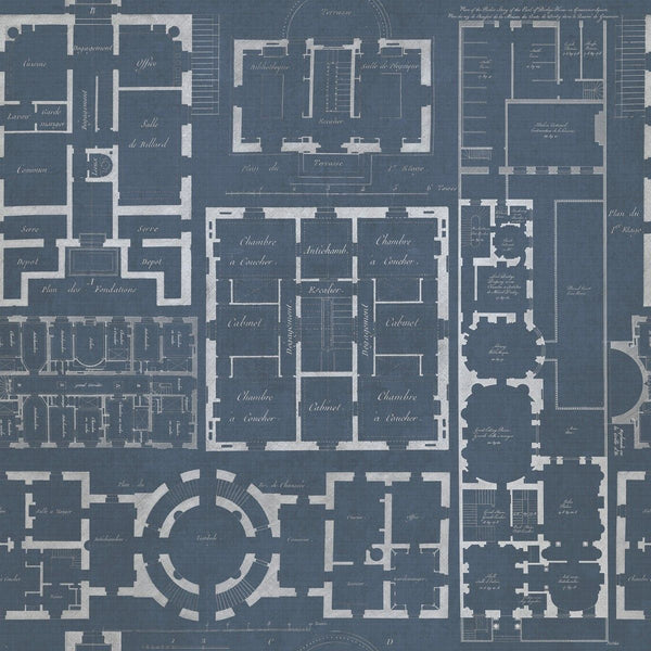 CHATEAU Bleu Wallpaper