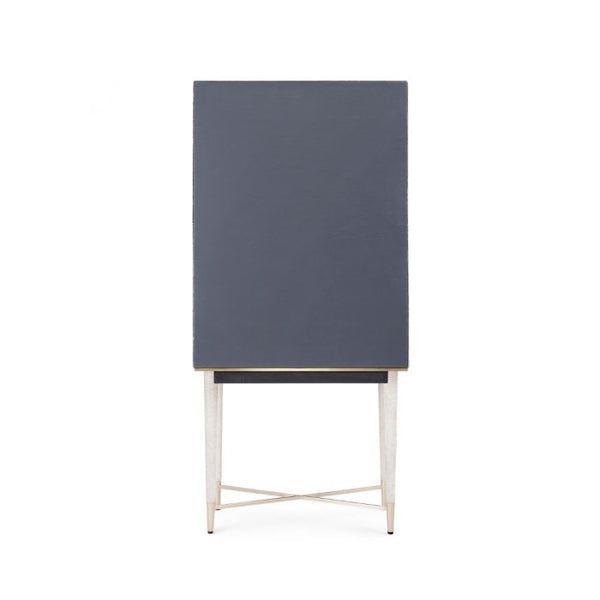 Bungalow5 florian tall bar cabinet white hair on hide furniture 