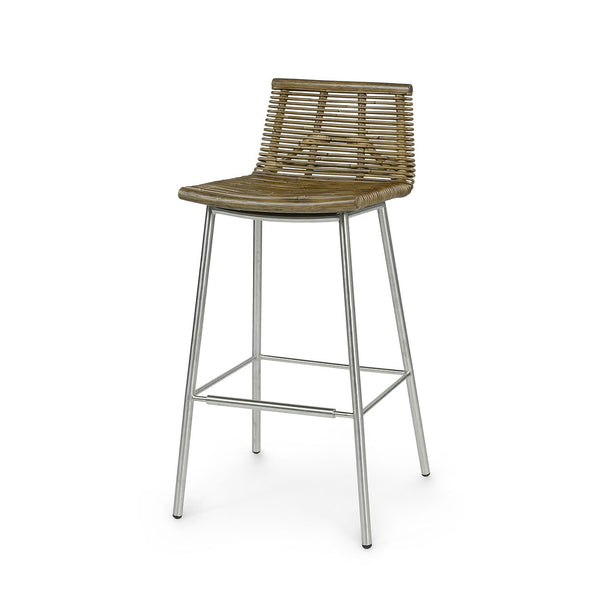 Flynn 30" Barstool Medium Brown