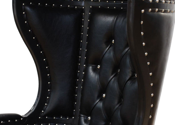 Iron Maiden Canopy Chair - Black on Black