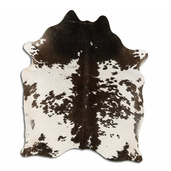 Designer Hide Rug - Brown and White Speckled