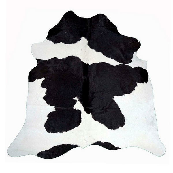 Designer Hide Rug - Black and White