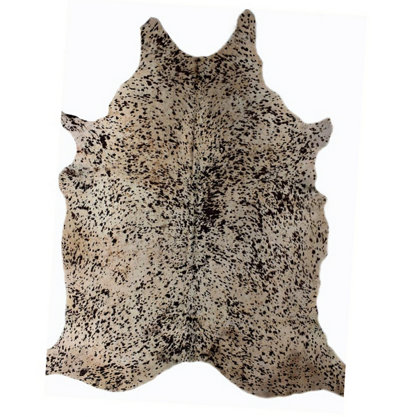 Designer Hide Rug - Black and White Speckled