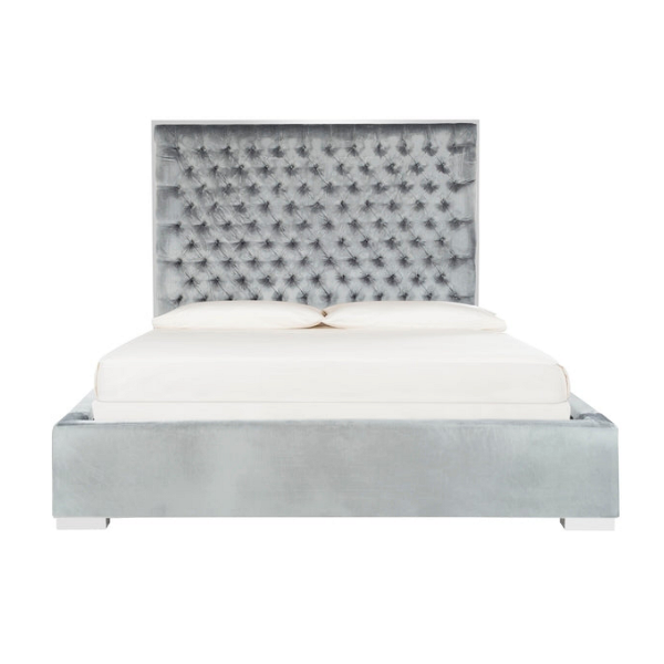 Chesterfield Upholstered Bed - Bella Blue