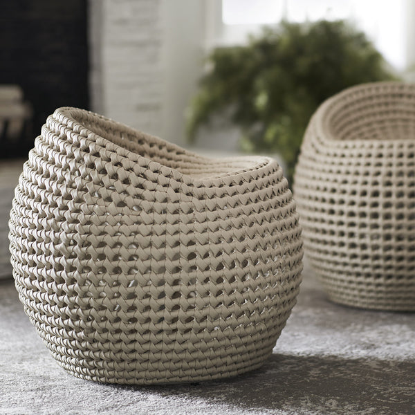 Manhattan Ivory Swivel Stool