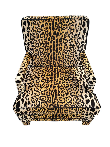 Mid Century Modern Leopard Lounge Chairs