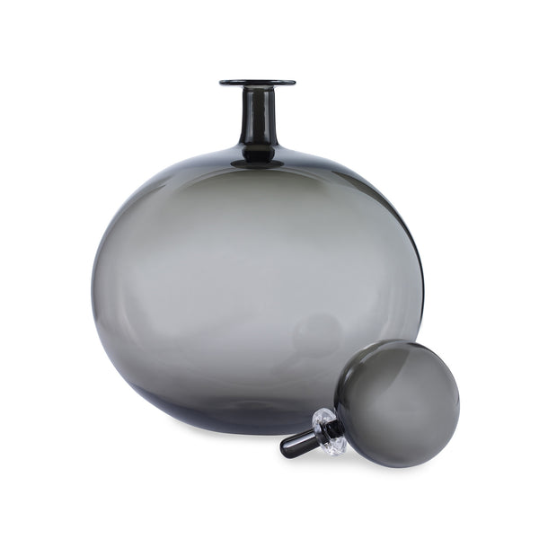 Joe Cariati Gray Low Round Decanter