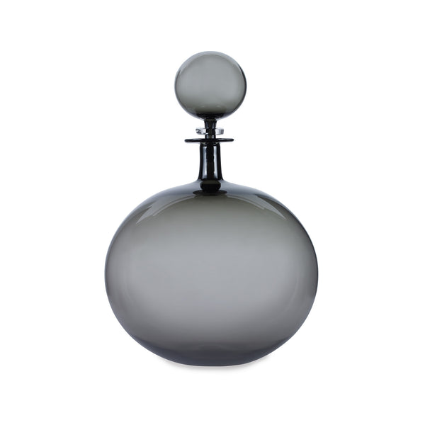 Joe Cariati Gray Low Round Decanter