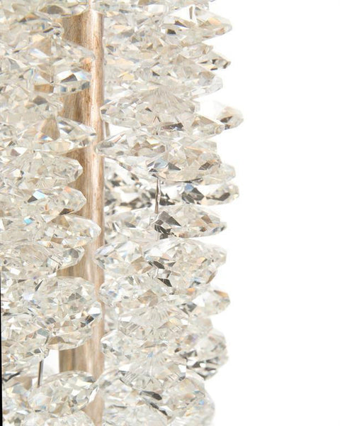 Cascading Crystal Two-Light Wall Sconce

