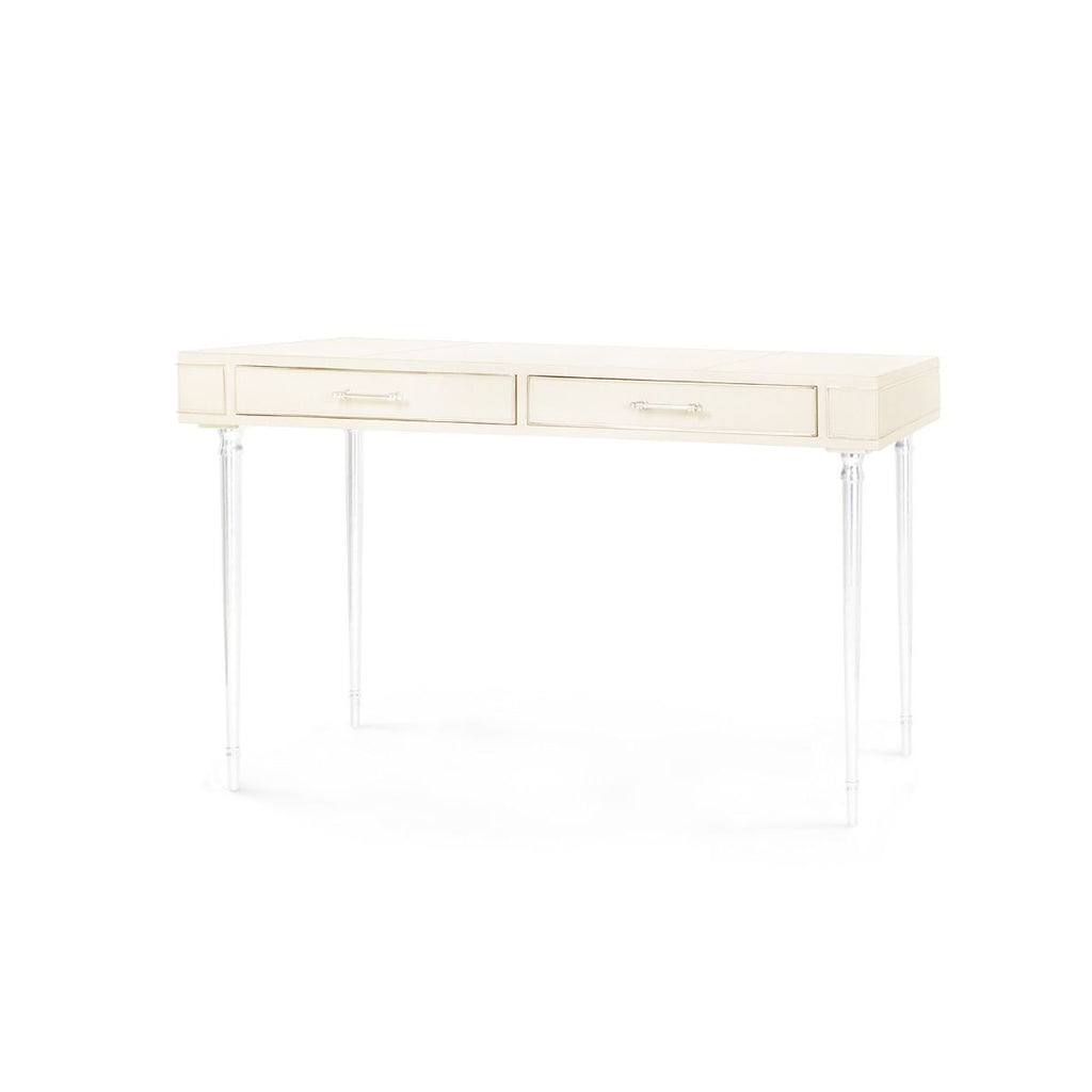 Jolene Desk - Ivory – Luxe Furniture Inc