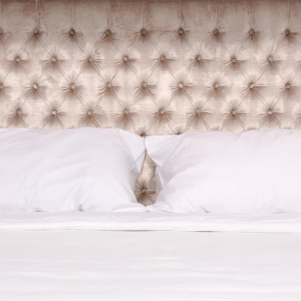 Chesterfield Upholstered Bed - Pearl