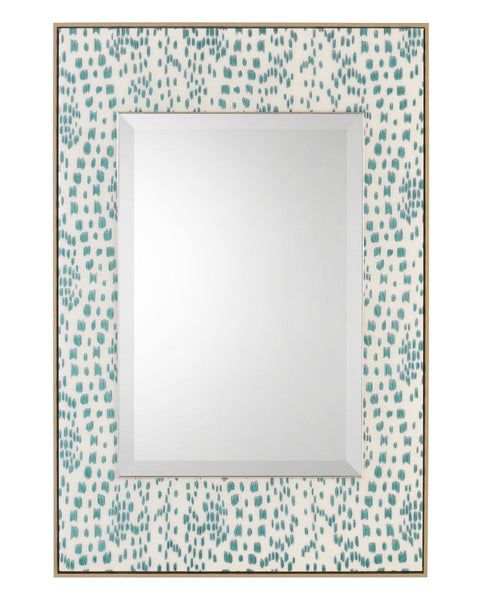 Les Touches Mirror, Aqua, Multi Size