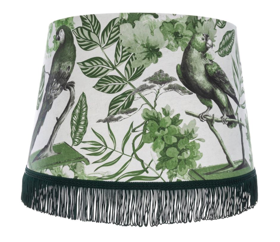 LA VOLIERE Green Lampshade