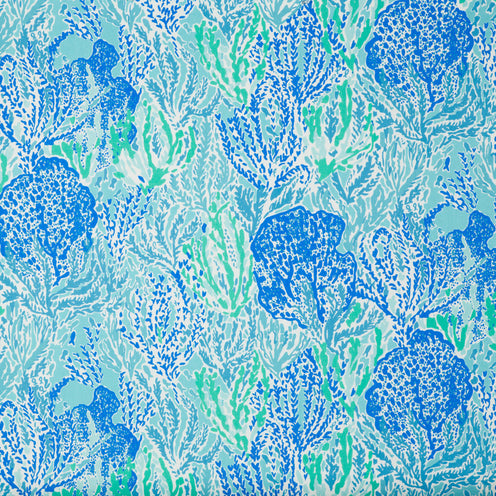 Let'S Cha Cha - Shorely Blue Fabric - By The Yard