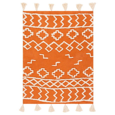 Surya TUT 1001-5060 Orange throw blanket