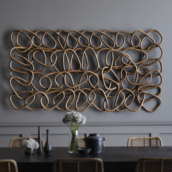 Palecek palisades rattan wall decor