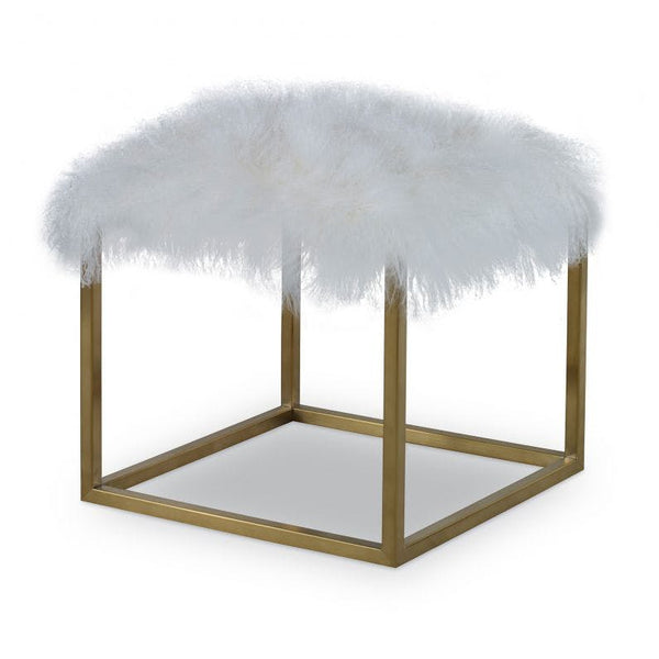 Priya Stool - White