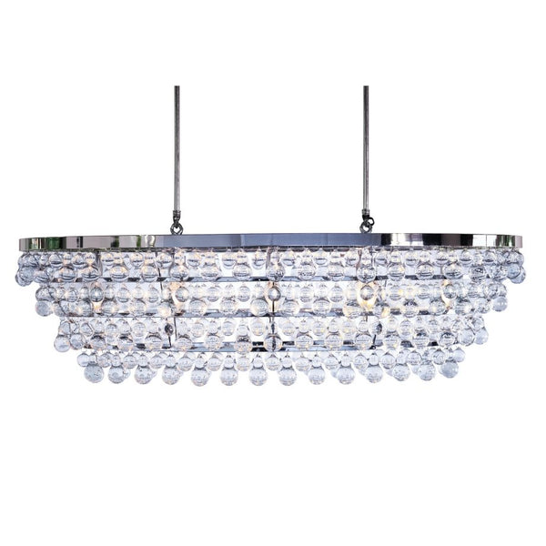 Oval Arabella Chandelier by Luxe Lighting