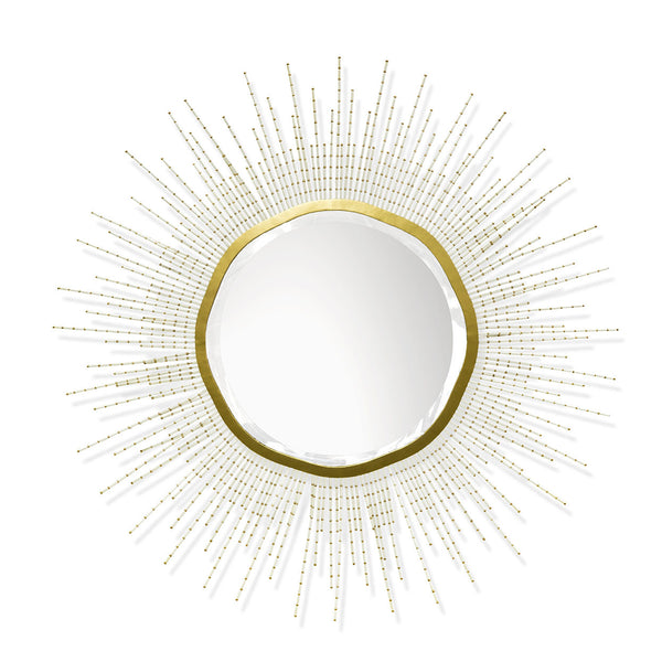 Sadie Beaded Mirror White