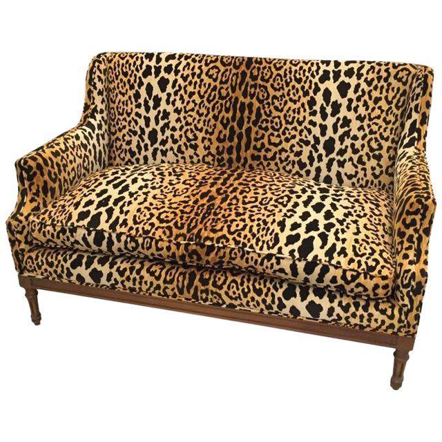 Bespoke Settee - Jaguar Print Velvet