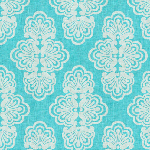 Shell We - Shorely Blue Fabric - By The Yard
