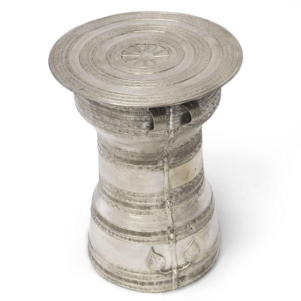 Rain Drum Small Silver