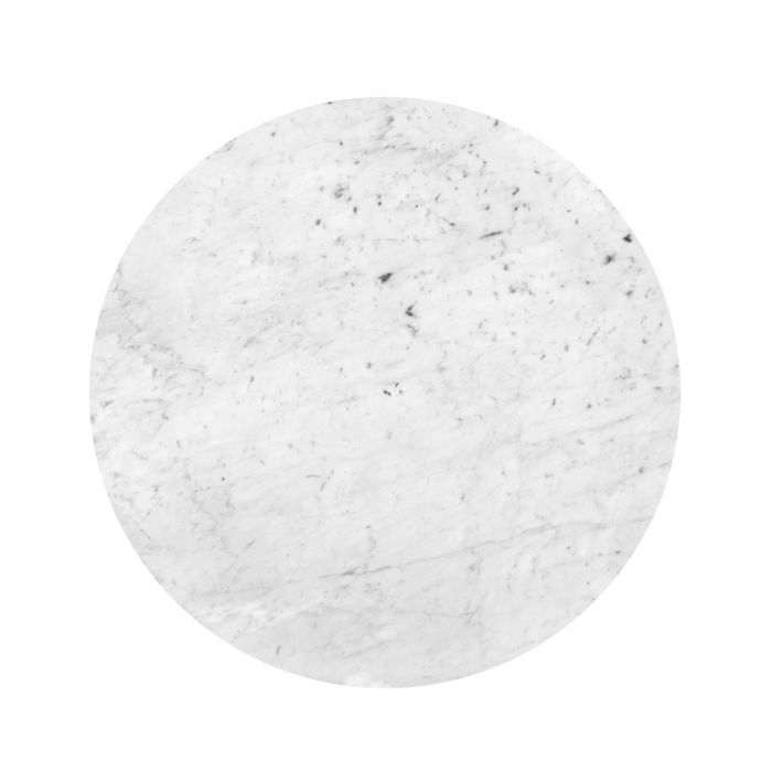 36" Stockholm Marble Table Top - White