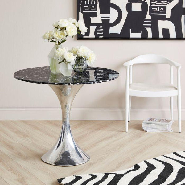 Stockholm Dining Table Base - Nickel
