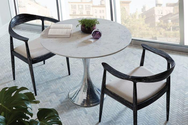 Stockholm Dining Table Base - Nickel