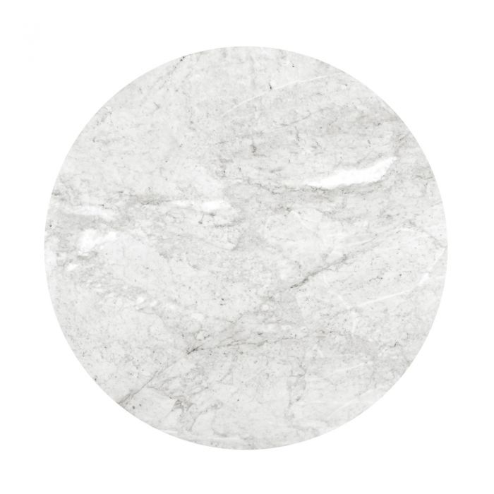 60" Stockholm Marble Table Top - White
