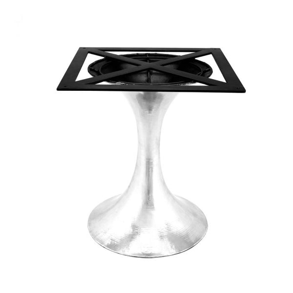 Stockholm Dining Table Base - Nickel - Large