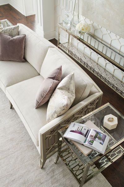 A Precise Pattern Side Table