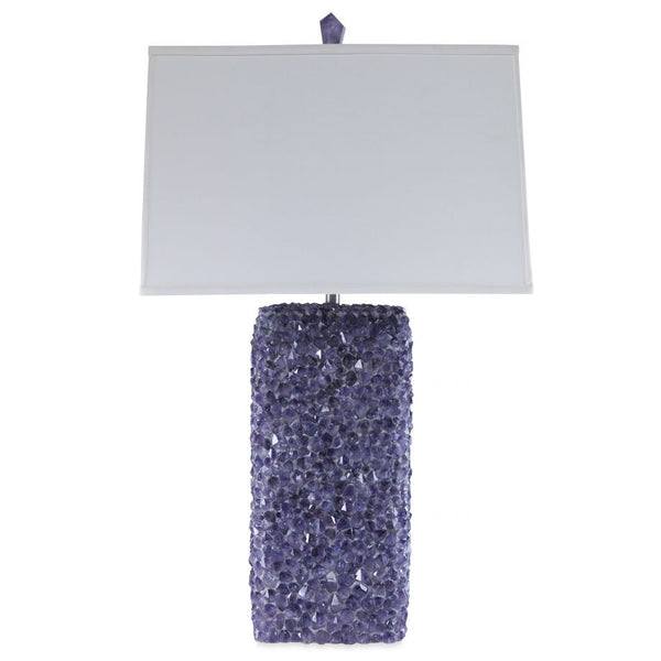 Electra Amethyst Crystal Table Lamp
