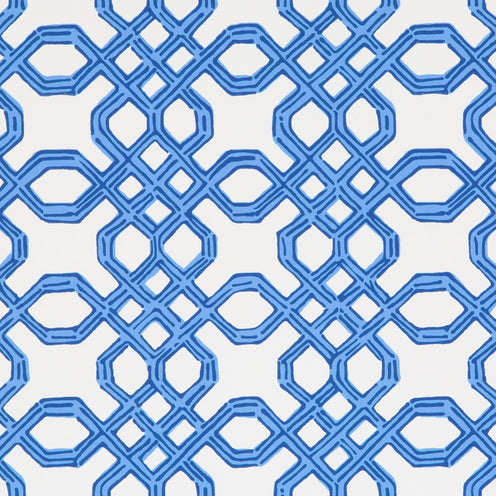 Well Connected - Bright Navy Wallpaper